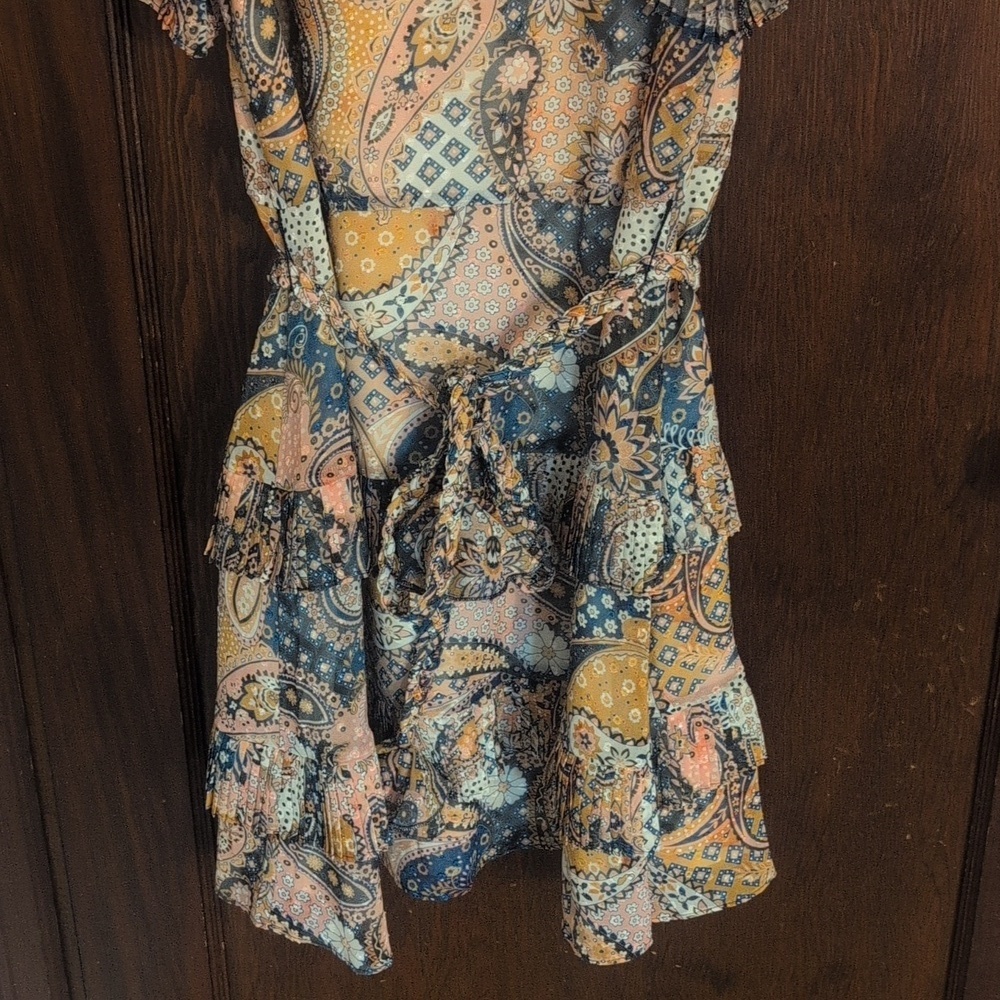 Alden Adair Courtney Paisley Dress Sz S - Picture 11 of 12
